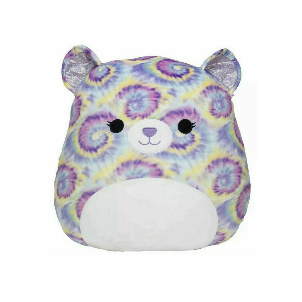 NWT Original Squishmallow: 20” Jonessa The Bear Tie Dye Plush - Huggable Soft